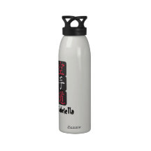 Personalized Karate Girl Water Bottle