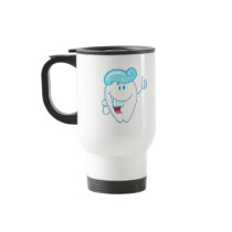 Personnage de dessin animé de sourire de dent avec