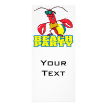 personnage de dessin animé mignon de homard de par modèle de double carte
