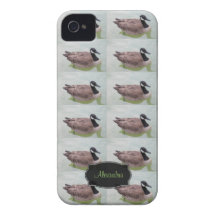 Personnalisé : Cas d'oie de natation Coque Case-Mate iPhone 4