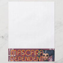 Personne à charge de mascara de PIÈCE EN T Prospectus Personnalisés