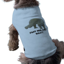 Personne menacée sorte tee-shirts pour chien
