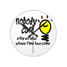 personne ne peut arrêter une idée dont le moment e horloge