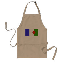 Personnes de Batwa, drapeau ethnique Tabliers