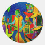 Personnes de musique par Piliero Autocollants