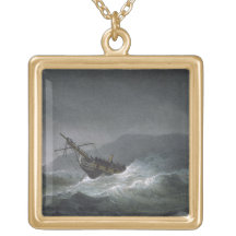 Perte du Blanche, outre d'Abrevack, le 4 mars 1807 Colliers Personnalisés