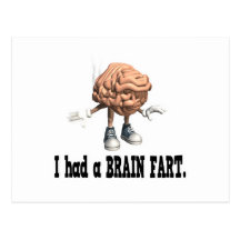 Pet de cerveau cartes postales