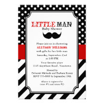 Petit baby shower d'homme invitations
