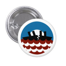 Petit bouton de SinkShip Pin's Avec Agrafe