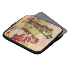 Petit capuchon rouge victorien housses ordinateur