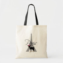 Petit chien à Paris de le Sac En Toile