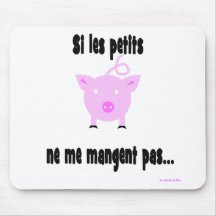 petit cochon tapis de souris