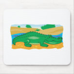 petit crocodile mignon tapis de souris