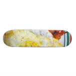 Petit déjeuner de lard d'oeufs skateboards personnalisés