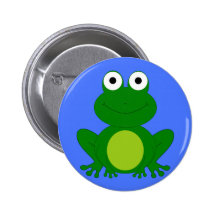 Petit étang génial de grenouille pin's