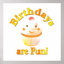 Petit gâteau d'anniversaire posters