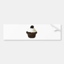 Petit gâteau de chocolat autocollant pour voiture