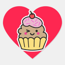 Petit gâteau de Kawaii Autocollants