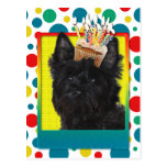 Petit gâteau d'invitation - cairn Terrier - Rosco Carte Postale