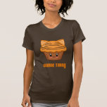 Petit gâteau tigré orange t-shirts