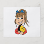 petit graphique mignon d'enfant de fille de bowlin tract