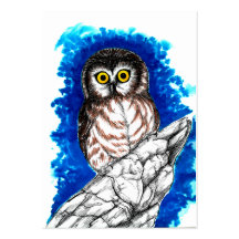 Petit hibou cartes de visite professionnelles
