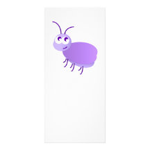 Petit insecte cartes doubles customisables