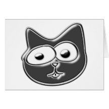 Petit Kitty noir Carte