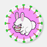 Petit lapin rose mignon d'Apple Aimants