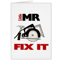 Petit M. Fix It Cartes De Vœux