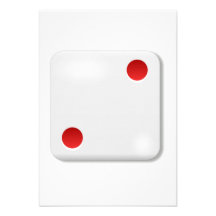 Petit pain de 2 matrices carton d'invitation