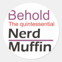 Petit pain nerd autocollants