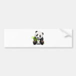 Petit panda autocollant pour voiture