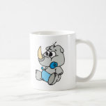 petit rhinocéros mignon de bébé mugs à café