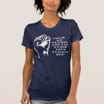 Petit T-shirt foncé de poinçon