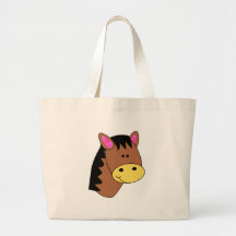 Petit visage mignon de cheval sac