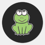 petite grenouille mignonne de froggy autocollant