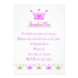 Invitations princesses
