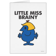 Petite Mlle Brainy Classic 2 Cartes De Vœux