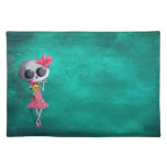 Petite Mlle Death avec la crème glacée de Hallowee Sets De Table