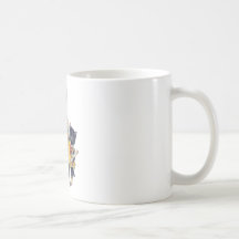 Petits chats adorables soutenant des cadeaux tasse