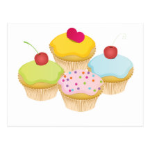 Petits gâteaux carte postale