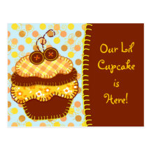 Petits gâteaux de soleil d'Applique de patchwork Carte Postale