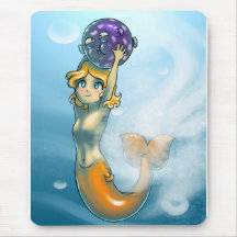 Petits sirène et blowfish tapis de souris