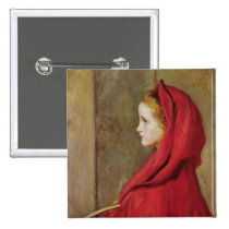 Peu de capuchon rouge par John Everett Millais badges publicitaires