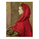 Peu de capuchon rouge par John Everett Millais Carte Postale