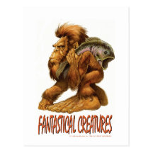 Peu de grand pied cartes postales