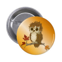 Peu de hibou d'automne Whoo Badges