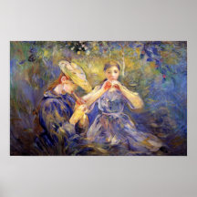 Peu de joueurs de cannelure par Berthe Morisot Posters
