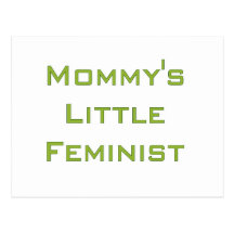 Peu de la maman féministe cartes postales